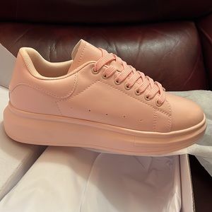 Bernese sneakers new in box size 10 baby pink Just Like Me Sneakers